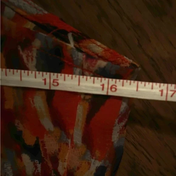 BCBGeneration Women's Orange Multi Color One Shoulder Dress XS w/ Pockets - Picture 6 of 10